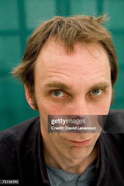 Author Will Self poses for a portrait at The Guardian Hay Festival 2006 held at Hay on Wye on May 28, 2006 in Powys, Wales. The festival runs until...