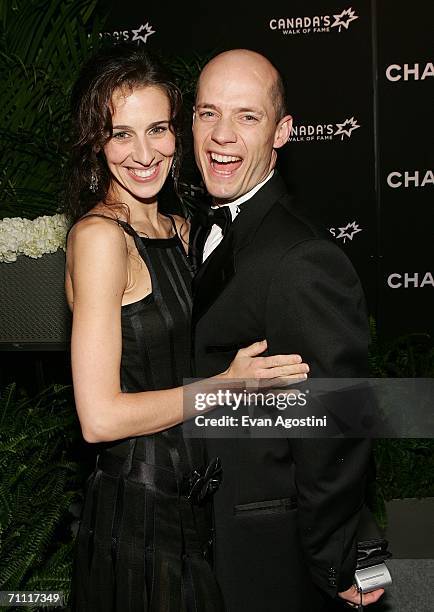 Pro figureskater Kurt Browning and wife Sonia Rodriguez attend Canada's Walk Of Fame Gala sponsored by Chanel at the HummingBird Centre June 3, 2006...