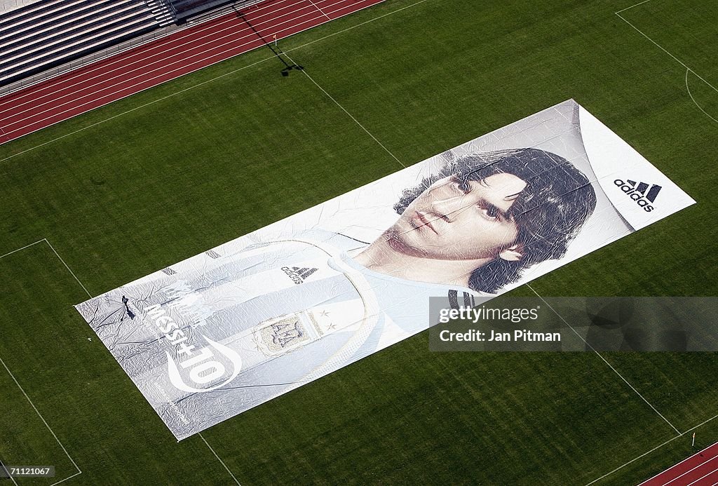 Lionel Messi at World of Sports Stadium