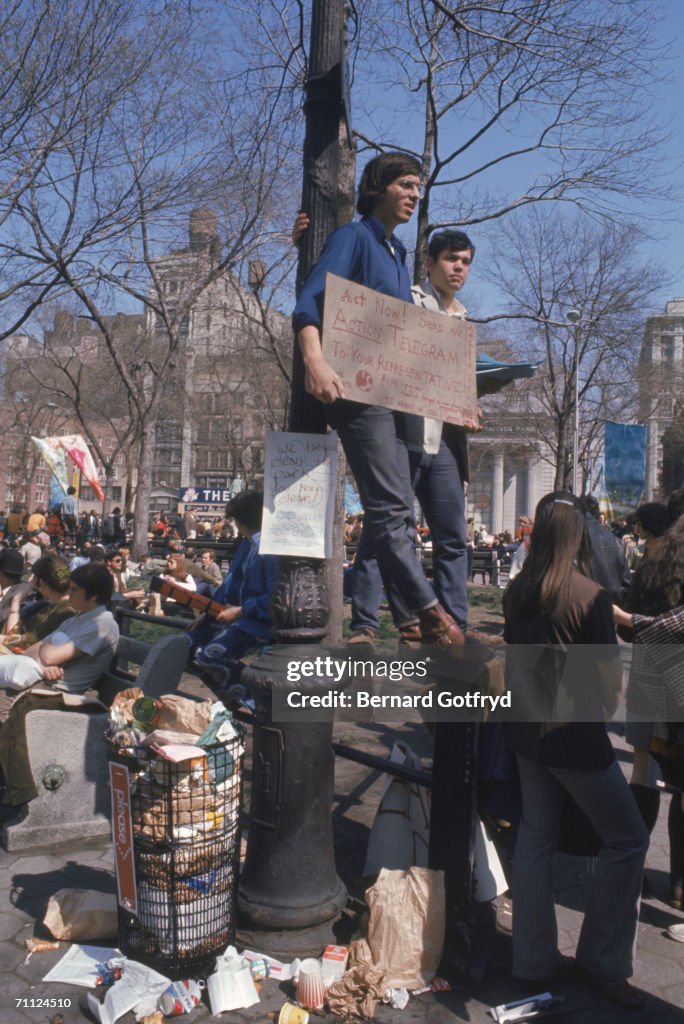 Earth Day In Union Square, 1970