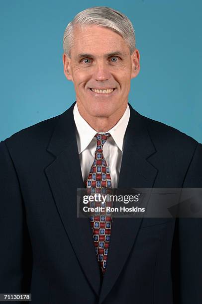 Head coach Brian Winters of the Indiana Fever poses for a portrait during the WNBA Media Day at Conseco Fieldhouse on May 8, 2006 in Indianapolis,...