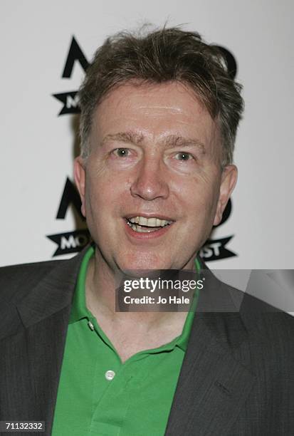 Tom Robinson attends The MOJO Honours List awards, recognising career-long contributions to popular music, at Shoreditch Town Hall on June 5, 2006 in...