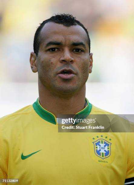 Cafu of Brazil before the international friendly match between Brazil and New Zealand at the Stadium de Geneva on June 4, 2006 in Geneva, Switzerland.