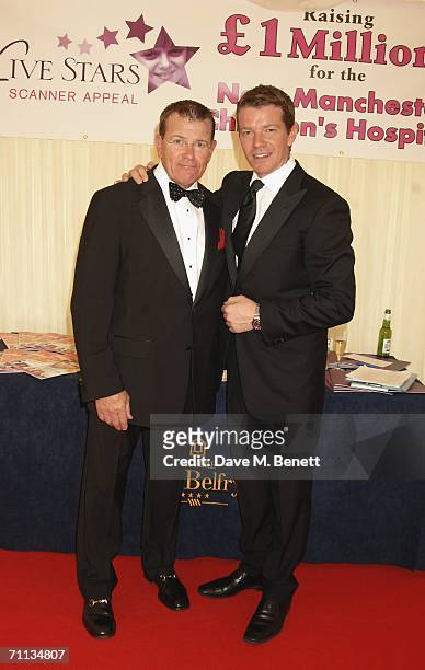 Maxton Beesley and Max Beesley attend a Gala Dinner in aid of the Five Star Scanner Appeal, which aims to raise funds for the Greater Manchester...