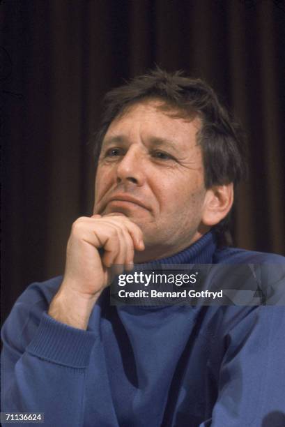 Israeli writer Amos Oz, 1980s.