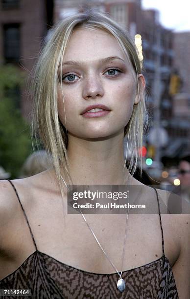 Model Gemma Ward attends the fashion fete to celebrate the launch of the magazine Daily Mini at the Garden of Ono June 6, 2006 in New York City.