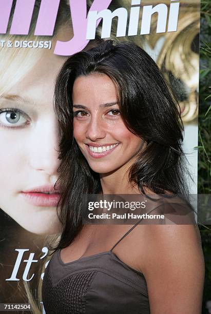 Shoshanna Lonstein Gruss attends the fashion fete to celebrate the launch of the magazine Daily Mini at the Garden of Ono June 6, 2006 in New York...