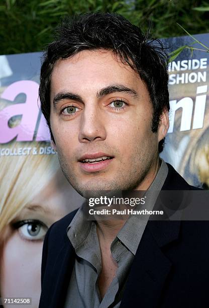 Socialite Fabian Basabe attends the fashion fete to celebrate the launch of the magazine Daily Mini at the Garden of Ono June 6, 2006 in New York...