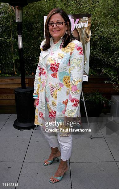 President of 7th on Sixth, Fern Mallis attends the fashion fete to celebrate the launch of the magazine Daily Mini at the Garden of Ono June 6, 2006...