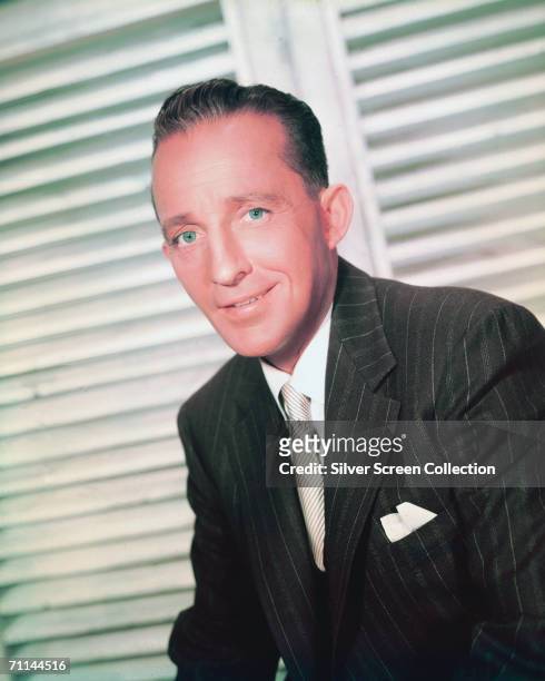 American singer and actor Bing Crosby , circa 1950.