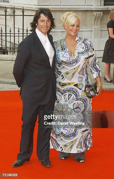 Tv presenter Laurence Llewelyn-Bowen and wife Jackie arrive at the 2006 Summer Exhibition Preview Party at the Royal Academy in Piccadilly on June 7,...
