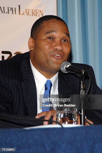 Community activist Darryl Webster atttends the 65th Annual Father of the Year Awards on June 8, 2006 in New York City.