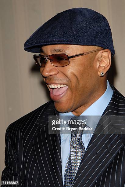 Rapper LL Cool J attends the 65th Annual Father of the Year Awards on June 8, 2006 in New York City.