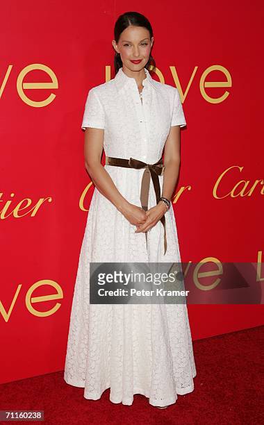 Actress Ashley Judd attends the Cartier And Interview Magazine "Celebrate Love" party at the Cartier Mansion June 8, 2006 in New York City.