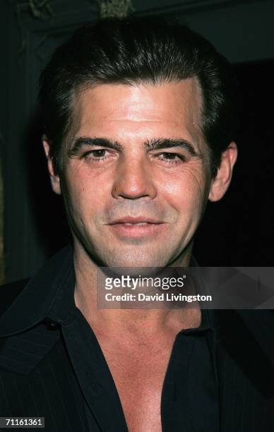 Adult film star Jeff Stryker attends the unveiling of the new exhibit "Idols of Gay Hollywood" at The Hollywood Museum on June 8, 2006 in Hollywood,...