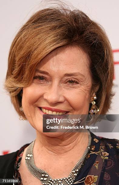 Actress Diane Baker arrives at the 34th AFI Life Achievement Award tribute to Sir Sean Connery held at the Kodak Theatre on June 8, 2006 in...