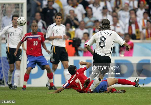 Torsten Frings of Germany shoots and scores his teams fourth goal during the FIFA World Cup Germany 2006 Group A match between Germany and Costa Rica...