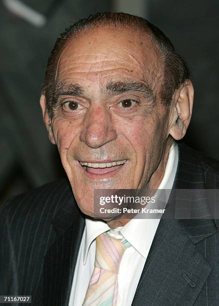 Actor Abe Vigoda attends the Friars Club roasting of Jerry Lewis at the New York Hilton on June 9, 2006 in New York City.