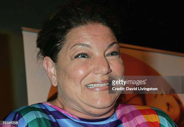 Actress Mindy Cohn poses at an all-star reading of "Valley of the Dolls" in celebration of the DVD release of the original film to benefit Gay &...