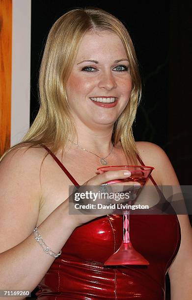 Actress Melissa Joan Hart poses at an all-star reading of "Valley of the Dolls" in celebration of the DVD release of the original film to benefit Gay...