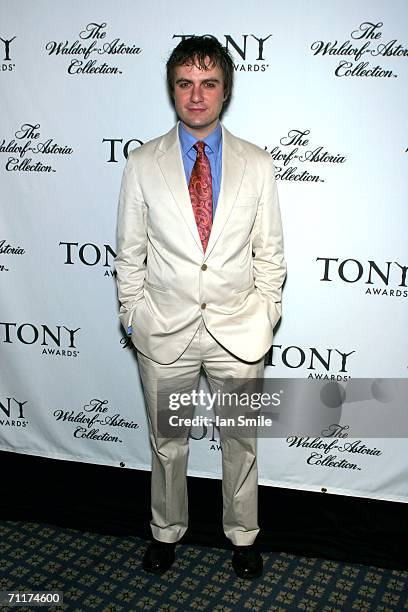 Tony Award nominee Manoel Felciano attends The Tony Awards Honor Presenters And Nominees at the Waldorf Astoria on June 10, 2006 in New York.