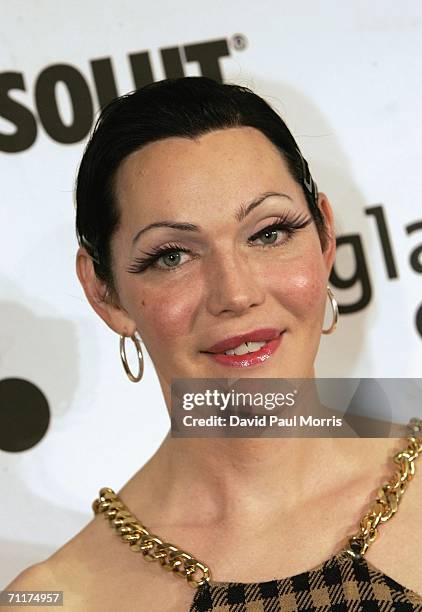 Calpernia Addams arrives at the 17th annual GLAAD Media Awards at the Marriott Hotel on June 10, 2006 in San Francisco, California.