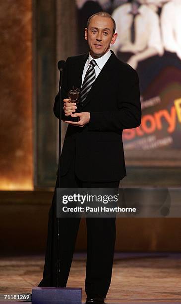 Director Nicholas Hytner accepts the award for "Best Direction of a Play" onstage at the 60th Annual Tony Awards at Radio City Music Hall June 11,...