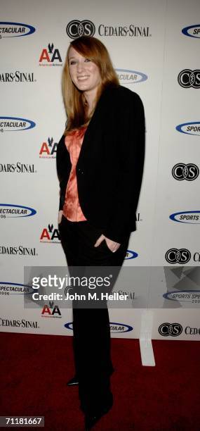 Aubree Leigh Connors arrives at the Cedars-Sinai Medical Center's 21st Annual Sports Spectacular at the Hyatt Regency Century Plaza Hotel on June 11,...