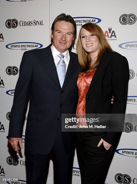 Jimmy Connors, tonight's honoree, and Aubree Leigh Connors arrives at the Cedars-Sinai Medical Center's 21st Annual Sports Spectacular at the Hyatt...