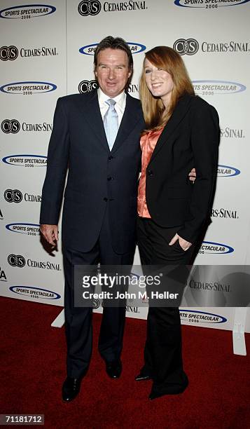 Jimmy Connors, tonight's honoree, and Aubree Leigh Connors arrives at the Cedars-Sinai Medical Center's 21st Annual Sports Spectacular at the Hyatt...