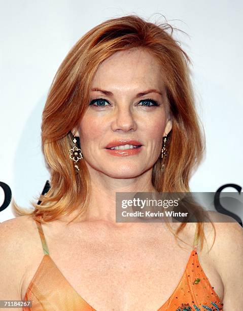 Actress Marg Helgenberger arrives at "What A Pair 4" benefiting The John Wayne Cancer Institute at the Wiltern Theater on June 11, 2006 in Los...