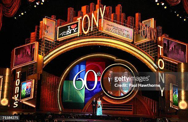 Atmosphere at The 60th Annual Tony Awards at Radio City Music Hall June 11, 2006 in New York City, New York.