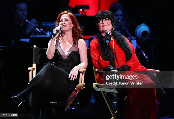 Actors Vicki Lewis and Jo Anne Worley perform at "What A Pair 4" benefiting The John Wayne Cancer Institute at the Wiltern Theater on June 11, 2006...