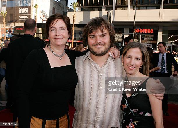 Producer Julia Pistor, actor Jack Black and Paramount Pictures Head of Production Allison Shearmur arrive at the premiere of Paramount Pictures...