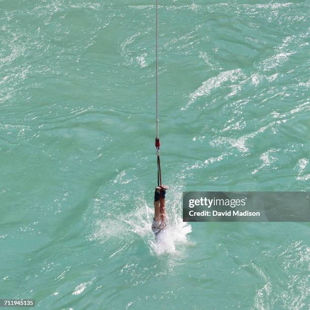 new zealand travel pov - bungee stock pictures, royalty-free photos & images