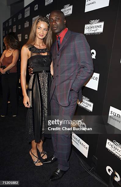 Ozwald Boateng and wife, Guynel Boateng attend the Sundance Channel, GQ Magazine and Miller Genuine Draft celebrating the launch of ?House of...