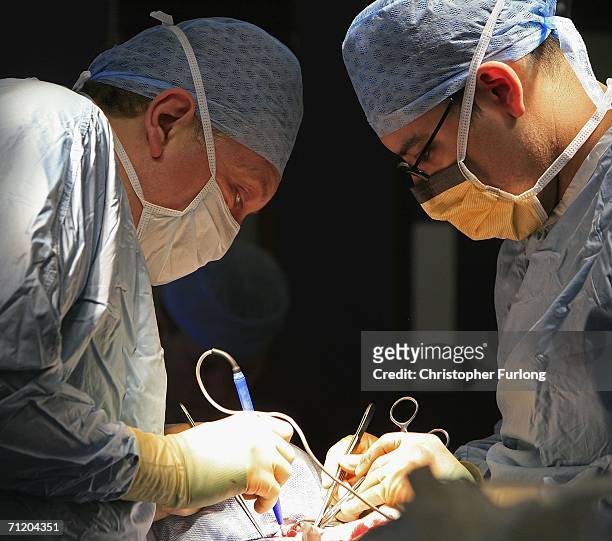 Consultant Surgeon Andrew Ready and his team conduct a live donor kidney transplant at The Queen Elizabeth Hospital Birmingham on June 9 in...