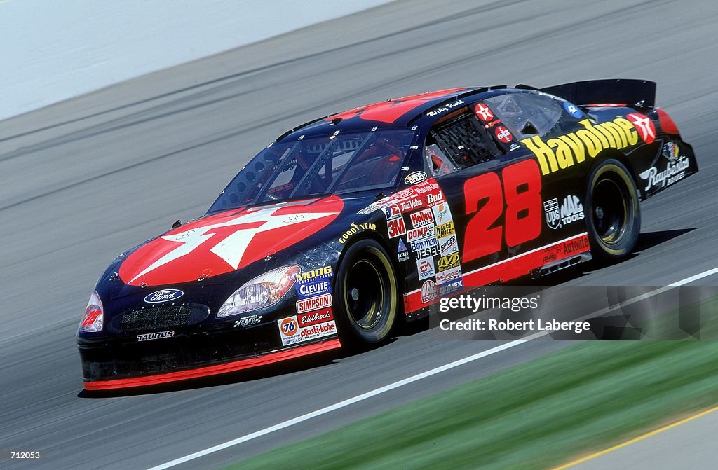 Getty Image Ricky Rudd Ricky Rudd who drives a Ford Taurus for Robert Yates Racing is racing ...