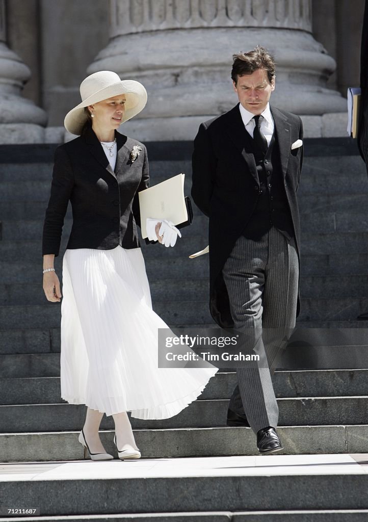 Royals Attend A Thanksgiving Service At St Paul's Cathedral