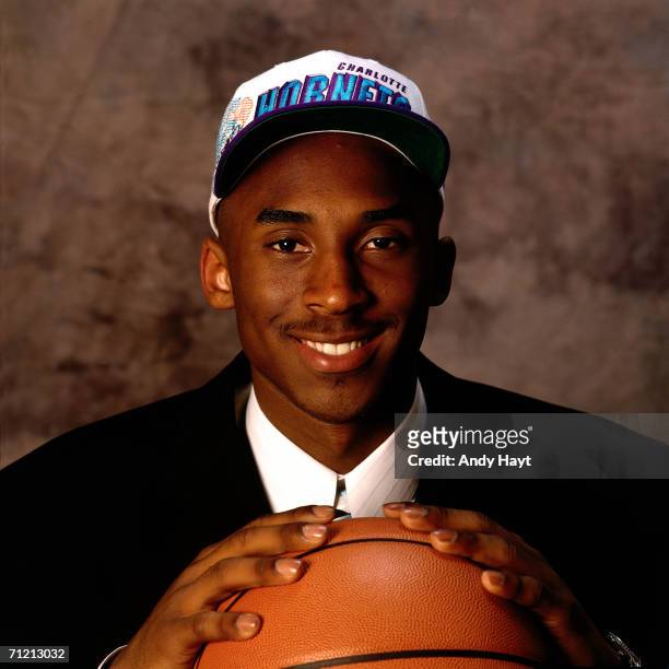 First Round NBA draft pick Kobe Bryant poses for a photo. NOTE TO USER: User expressly acknowledges that, by downloading and or using this...