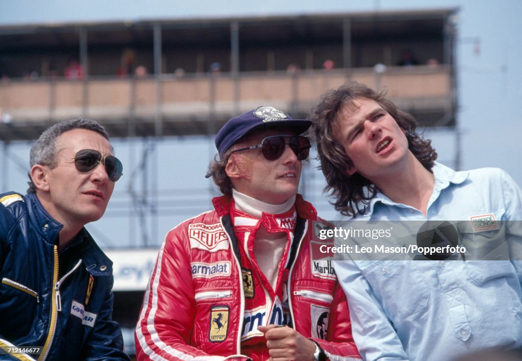 Formula One Grand Prix - Niki Lauda With Barry Sheene