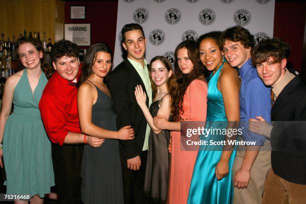 The Cast of the Atlantic Theater Company's "Spring Awakening" attend the after party at Lotus on June 15, 2006 in New York City