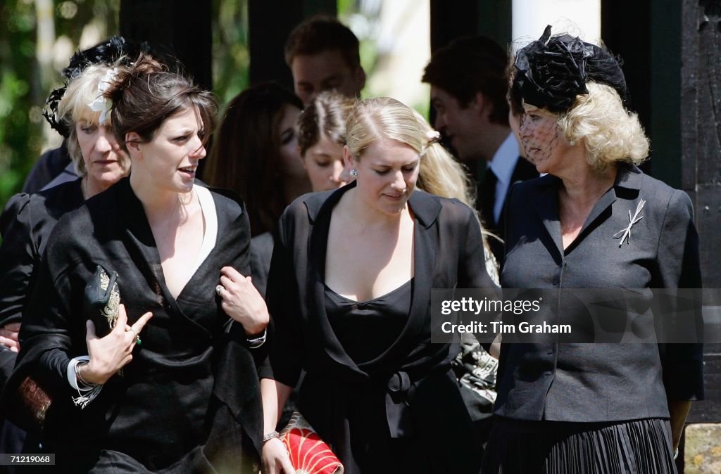 Royals Attend The Funeral of Major Bruce Shand