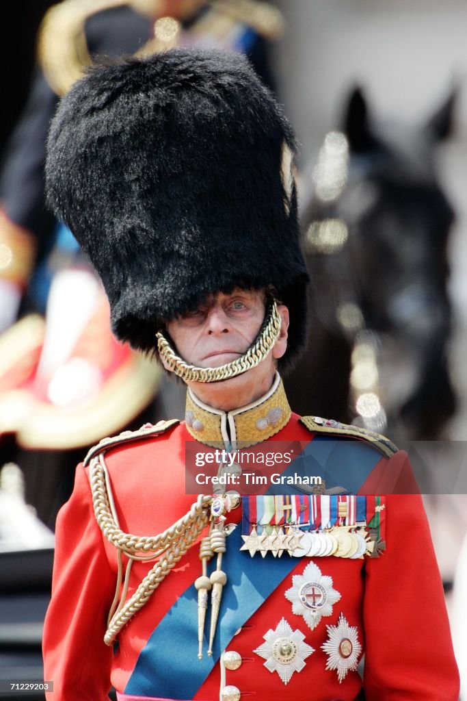 Prince Philip At Trooping The Colour