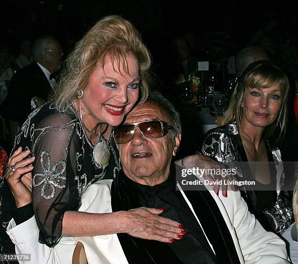 Composer Carol Connors, Hollywood car creator George Barris and actress Bo Derek attend the Friars of Beverly Hills celebrity fundraiser dinner gala...