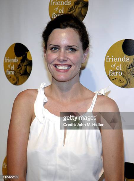 Ione Skye arrives at the 4th Annual Friends Of El Faro Fundraiser being held at the Music Box at the Henry Fonda Theatre on June 17, 2006 in...