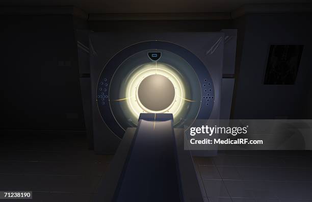 ct scanner. - cat scan machine stock illustrations