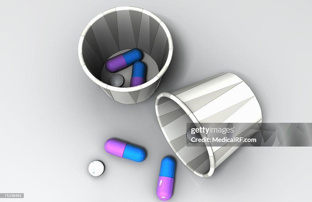 Pill cups