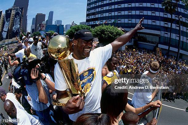 Los Angeles Lakers Championship Parade Photos and Premium High Res