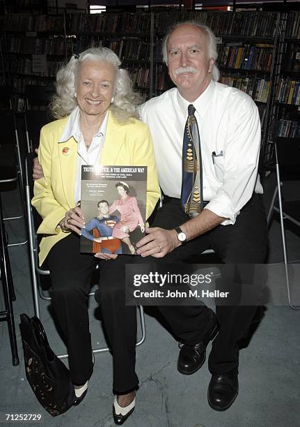 Noel Neill and Larry Thomas Ward, author of "Truth, Justice, & The American Way, The Life and Times of Noel Neill The Original Lois Lane" appear at...